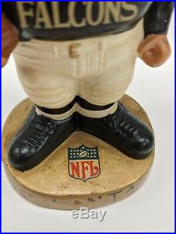 Vintage NFL Football Atlanta Falcons Gold Base Bobblehead Nodder Japan Made