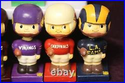 Vintage NFL Football Bobbleheads/nodders Lot Of 8! 1960-1963 Awesome