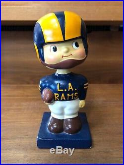 Vintage NFL Football Los Angeles L. A. Rams Bobblehead Nodder Japan 1960s