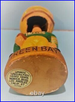 Vintage NFL Green Bay Packers Bobble Head Nodder Circa 1960s