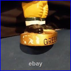 Vintage NFL Green Bay Packers Bobblehead 60's Vintage 1 Bar Helmet HTF Starr