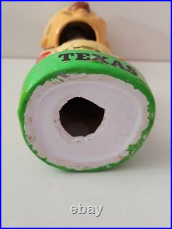 Vintage NODDER BOBBLEHEAD Texas Rangers Green Base GREAT CONDITION