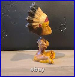 Vintage Native American Indian Chief Bobblehead or Nodder