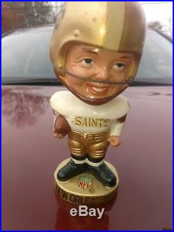 Vintage New Orleans Saints 1960s NFL Bobblehead Nodder