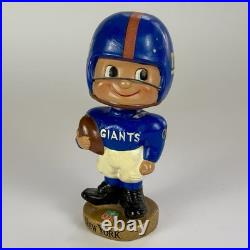 Vintage New York Giants NFL Bobblehead Nodder Gold Base Japan'60s-70s