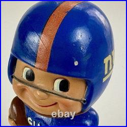 Vintage New York Giants NFL Bobblehead Nodder Gold Base Japan'60s-70s
