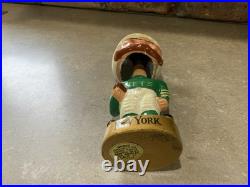 Vintage New York Jets Bobblehead Nodder NFL Football Gold Base Vintage New York Jets Bobblehead Nodder NFL Football Gold Base