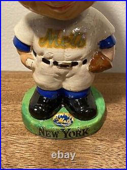 Vintage New York Mets 1960's MLB Bobblehead Bobble Nodder. RARE! Made In Japan