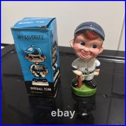 Vintage New York Yankees Bobblehead Nodder With Original Box. Pink Face. Very Rare Vintage New York Yankees Bobblehead Nodder With Original Box. Pink Face. Very Rare