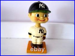 Vintage New York Yankees MLB Square Orange Base Nodder Japan Bobblehead Vintage New York Yankees MLB Square Orange Base Nodder Japan Bobblehead