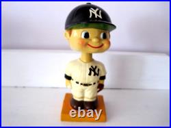 Vintage New York Yankees MLB Square Orange Base Nodder Japan Bobblehead