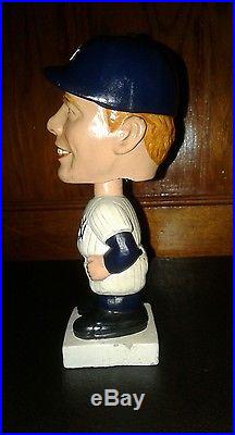 Vintage New York Yankees Square Base Mickey Mantle Bobblehead Collectible