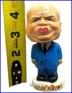 Vintage Nikita Khrushchev BobbleHead 60's Kissin Kuzzins 4.5 READ