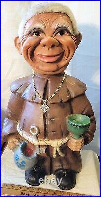 Vintage Nodder Drunken Friar Doll HEICO Western Germany Monk Oktoberfest