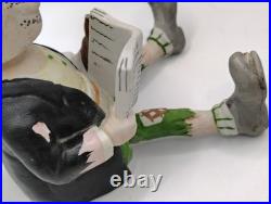 Vintage Nodder Gambling Man Homeless Drinking Smoking BobbleHead Japan Plz Read