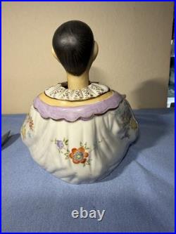 Vintage Nodder With Hand, Head And Tongue Movement-handpainted Marked N In C-6t