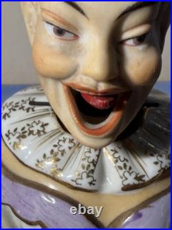 Vintage Nodder With Hand, Head And Tongue Movement-handpainted Marked N In C-6t