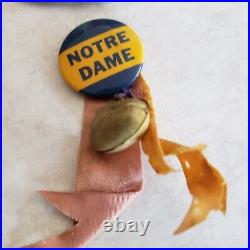 Vintage Notre Dame Bobblehead & other ND memorabilia Lot