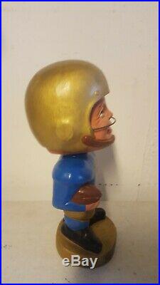 Vintage Notre Dame Fighting Irish College Bobblehead nodder Real Face 1960's