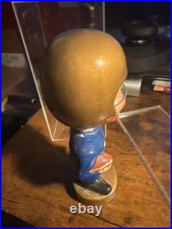 Vintage Notre Dame Round Gold Base BOBBLEHEAD 1967 NCAA Nodder Fighting Irish