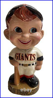 Vintage ORIGINAL 1967 MLB San Francisco Giants Gold Base Bobblehead Nodder Rare