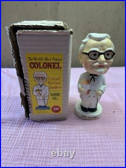 Vintage Original 1960's Colonial Sanders Advertising Bobblehead with Box Vintage Original 1960's Colonial Sanders Advertising Bobblehead with Box