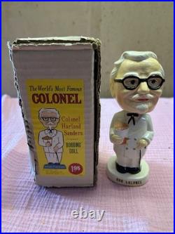 Vintage Original 1960's Colonial Sanders Advertising Bobblehead with Box Vintage Original 1960's Colonial Sanders Advertising Bobblehead with Box