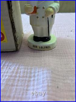 Vintage Original 1960's Colonial Sanders Advertising Bobblehead with Box Vintage Original 1960's Colonial Sanders Advertising Bobblehead with Box