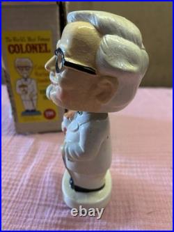 Vintage Original 1960's Colonial Sanders Advertising Bobblehead with Box Vintage Original 1960's Colonial Sanders Advertising Bobblehead with Box