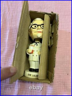 Vintage Original 1960's Colonial Sanders Advertising Bobblehead with Box Vintage Original 1960's Colonial Sanders Advertising Bobblehead with Box