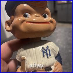 Vintage Original 1960's New York Yankees White Base Bobblehead! Condition issues