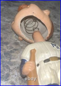 Vintage Original 1960's New York Yankees White Base Bobblehead Nodder Elbows Out