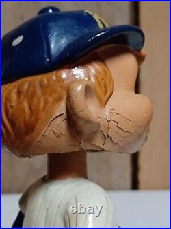 Vintage Original 1960's New York Yankees White Base Bobblehead Nodder Elbows Out