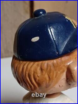 Vintage Original 1960's New York Yankees White Base Bobblehead Nodder Elbows Out