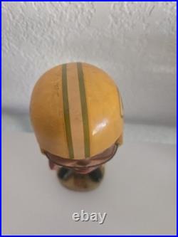 Vintage Original 1965 Green Bay Packers NFL Football Gold Base BOBBLEHEAD Nodder