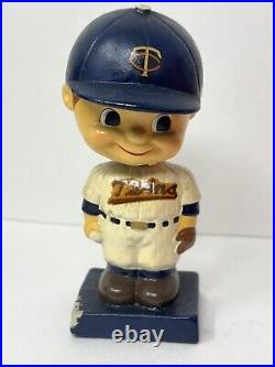 Vintage Original Minnesota Twins Blue Base Bobblehead Nodder