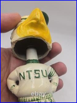 Vintage Original North Texas State University Mascot Nodder Bobblehead Japan
