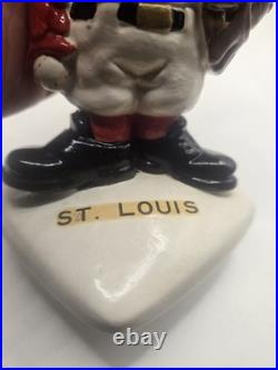 Vintage Original St. Louis Cardinals Nodder Bobblehead White Base Japan 1960's