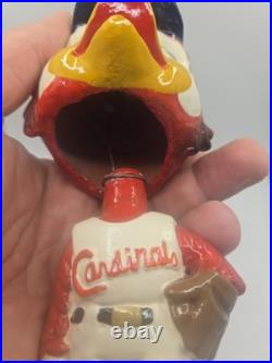 Vintage Original St. Louis Cardinals Nodder Bobblehead White Base Japan 1960's