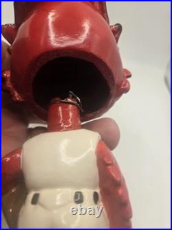 Vintage Original St. Louis Cardinals Nodder Bobblehead White Base Japan 1960's