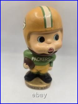 Vintage Original Variant Green Bay Packers Kissing Boy Bobblehead Japan NFL