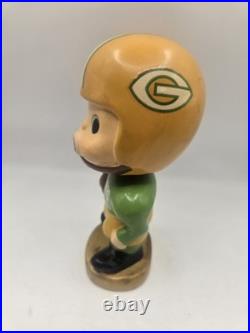 Vintage Original Variant Green Bay Packers Kissing Boy Bobblehead Japan NFL
