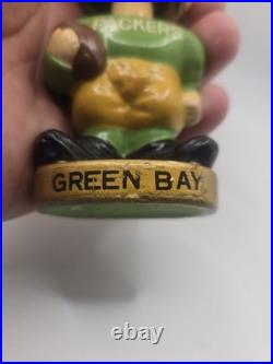 Vintage Original Variant Green Bay Packers Kissing Boy Bobblehead Japan NFL