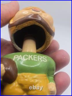 Vintage Original Variant Green Bay Packers Kissing Boy Bobblehead Japan NFL