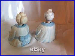Vintage Pair Woman & Man Sultan/Asian Porcelain/Bisque Nodders Bobble Heads