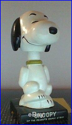 Vintage Peanuts Snoopy Lego Nodder Bobblehead Rare Condition