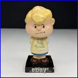 Vintage Peanuts Snoopy Schroeder Bobblehead Figure Nodder Lego Japan