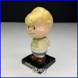 Vintage Peanuts Snoopy Schroeder Bobblehead Figure Nodder Lego Japan