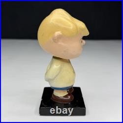 Vintage Peanuts Snoopy Schroeder Bobblehead Figure Nodder Lego Japan