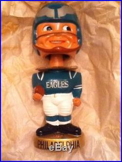 Vintage Philadelphia Eagles 1967 Gold Base Nodder Bobblehead